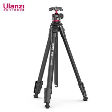優籃子Ulanzi 青蔥 影 青蔥 像鋁合金板扣球頭云臺三腳架黑白兩色
