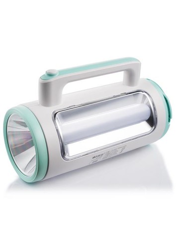 康銘強光手電筒太陽能充電遠射超亮探照燈應急家用手提戶外露營燈 99購物節