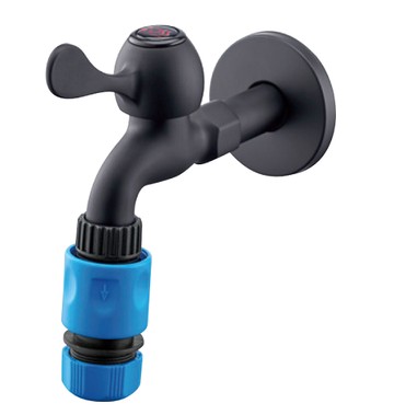 BOSS陶瓷長栓附園藝接頭(消光黑)/HB-D-237-B