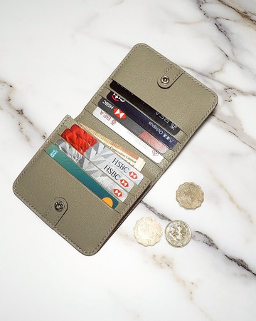 法國山羊皮小銀包