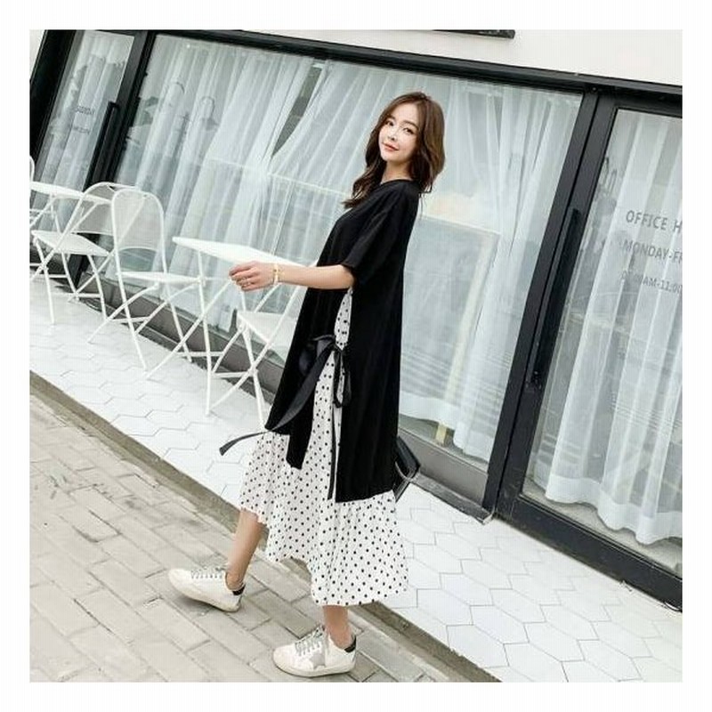 ロングワンピース コーデ 大きいサイズ ドット レディース ロングマキシワンピース 秋冬新作 可愛い マキシ丈 ゆったり 代 30代 40代 ロング ワンピ きれいめ 通販 Lineポイント最大0 5 Get Lineショッピング