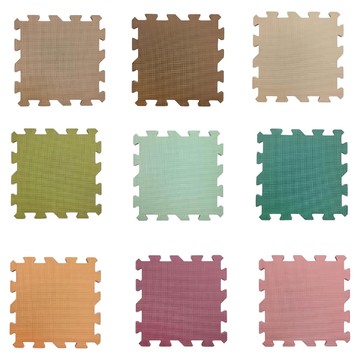 PMU 必美優 巧拼莫蘭迪 Set 抹茶綠色+天藍色+松石綠色  莫蘭迪色  1組  30 x 30 x 1cm