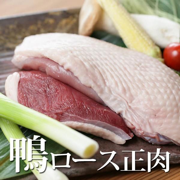 鴨肉 美味しくてヘルシー 国産 鴨ロース正肉 300g 冷凍便