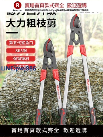 【高品質超低價】德力西剪刀修枝剪剪樹枝專用粗枝剪德國進口修樹枝強力修剪樹枝剪【注意！下單滿299出貨】