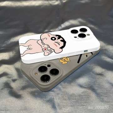 ✨限時下殺✨菲林搞怪小新用於蘋果15/14pro手機殻iPhone13/12新11硬殻8p
