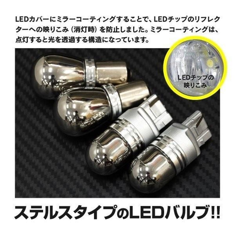 ムーヴカスタム LA100S/110S フロント リア ウインカー LED ステルス