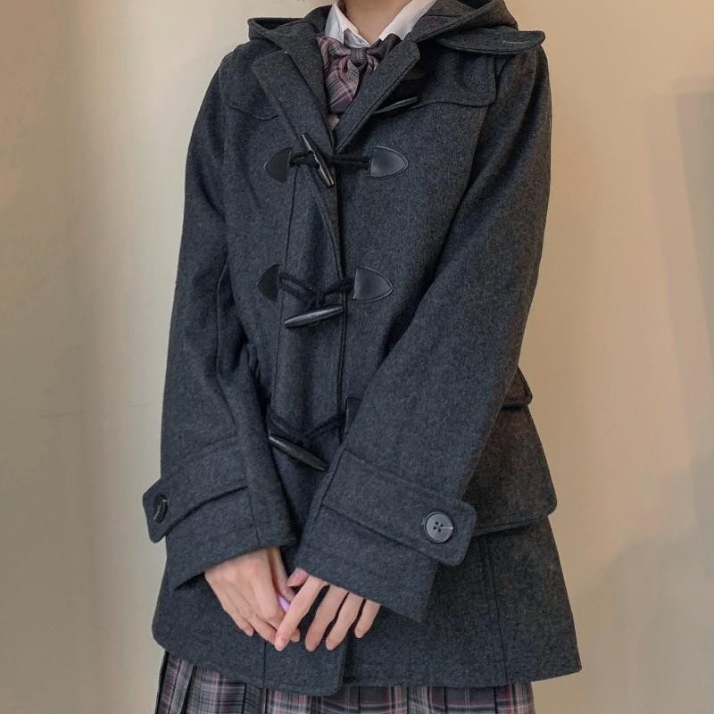 ダッフルコート 学生 スクールコート 女子 冬 制服 コート 厚手 高校生