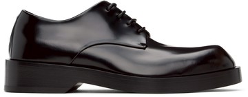 Jil Sander 黑色系带德比鞋