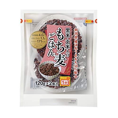 越後製菓 黒米・玄米入りもち麦ごはん 240g ×12個