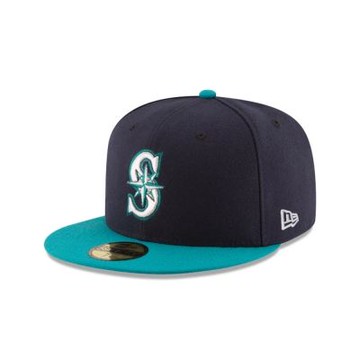 NEW ERA 男女 59FIFTY MLB 球員帽 水手 海軍藍/綠 NE70360952