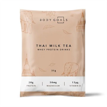 bodygoals 柏立奧 多效乳清蛋白飲 - 隨手包 | 泰泰奶茶 31g (BDG015)