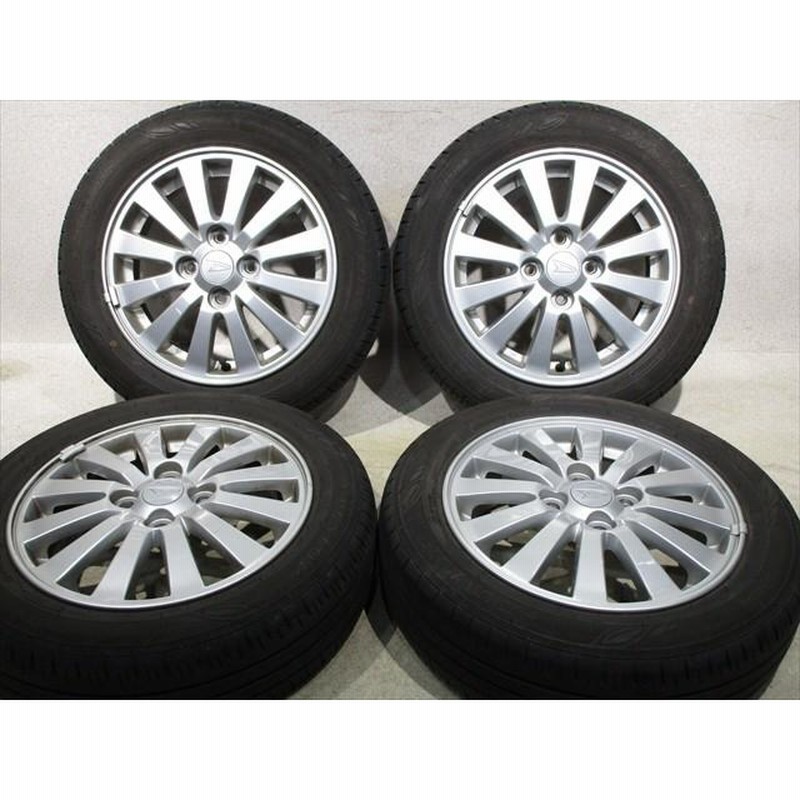 ホイールタイヤ 4本セット 155/65R14 純正 ダイハツ ムーヴコンテ純正  