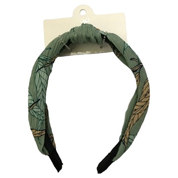 Hannah 正韓樹葉髮箍  落葉綠色