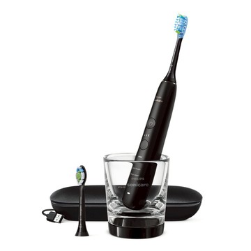 PHILIPS 飛利浦 Sonicare 煥白閃耀智能音波震動牙刷/電動牙刷  1組  HX9912/17  黑鑽