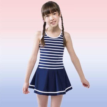 梅林品牌 流行女童/中大童連身裙泳裝 NO.M15508