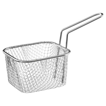 PREMIER HOUSEWARES 炸籃造型盤  1個  18.5 x 9 x 11cm 置物區內圍9 x 8.2cm  銀色