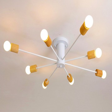 honey comb北歐工業風半吸頂八燈(kc2371)