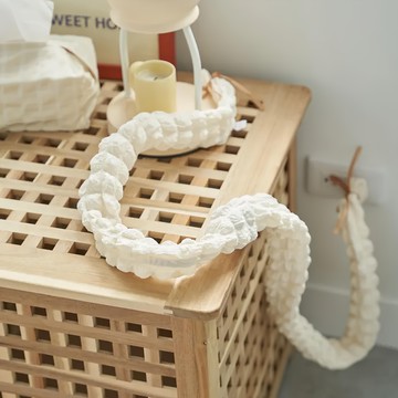 MYUMYUMYU 沐慕家居 泡芙格電線保護套 150cm  白色  2個