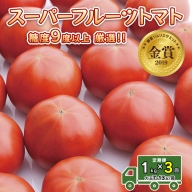  スーパーフルーツトマト 小箱 約800g × 1箱  糖度9度 以上 野菜 フルーツトマト フルーツ トマト とまと [AF046ci]