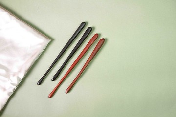 待煮|原創設計小眾現代復古風手工極簡約日常氣質木頭木質髮簪子