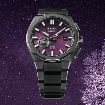 SEIKO 精工 Astron 限量夜櫻 GPS衛星定位 鈦金屬太陽能手錶 1212購物節 送禮推薦 (SSJ029J1/3X62-0AG0SD)_SK045