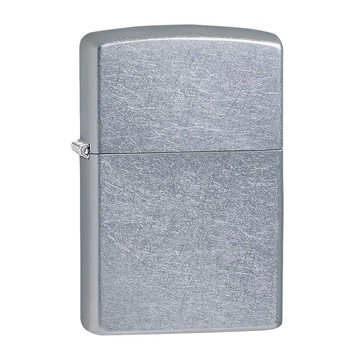 Zippo 【官方授權店】Classic Street Chrome 經典花砂防風打火機 ●加贈專用油