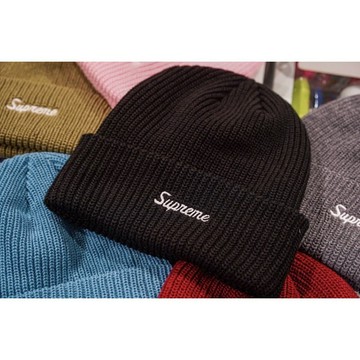 AirRoom正品現貨 2025AW Supreme Loose Gauge Beanie 毛帽 黑色