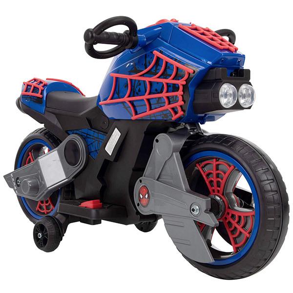 スパイダーマン おもちゃ バイク 乗り物 オートバイ 6V Huffy 電動乗用