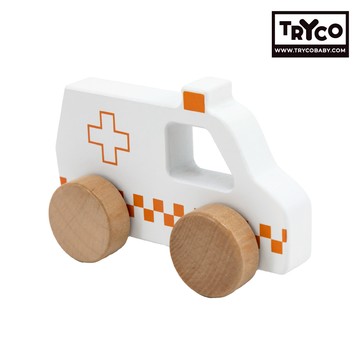 【Tryco】木質小車_救護車_廠商直送