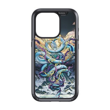 Slimax 膜潮文創 生肖 巳蛇 x imos 磁吸手機殼 膜料包膜獨家款 iPhone 15 / Plus / Pro / Pro Max (SD010)