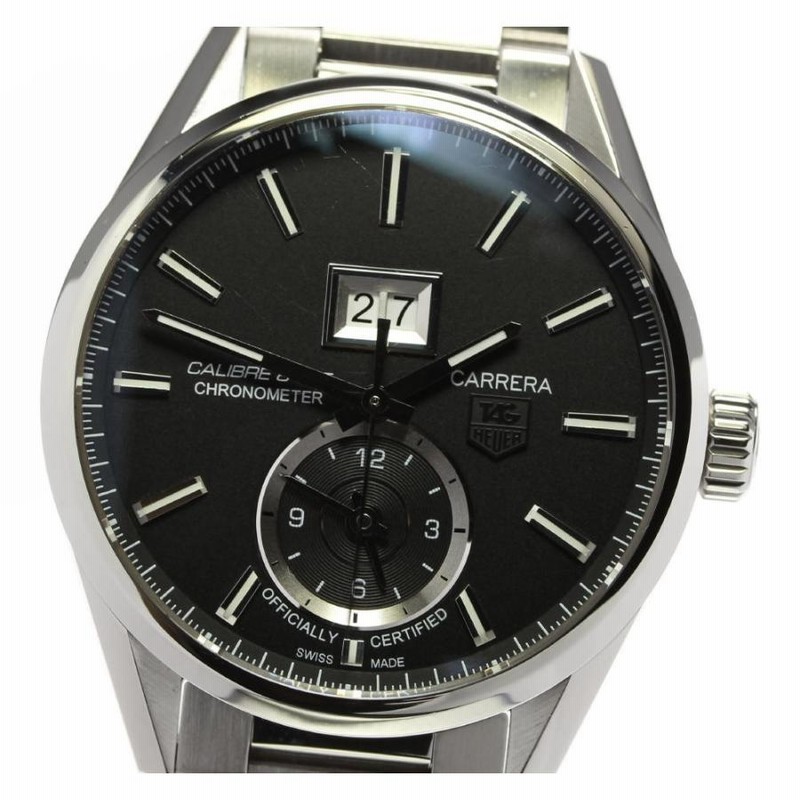 ☆美品 箱付【TAG HEUER】タグホイヤー カレラ キャリバー8 GMT ビッグ 