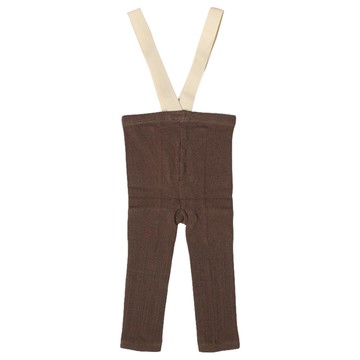 akachan honpo - 緊身褲-附吊帶-摩卡色