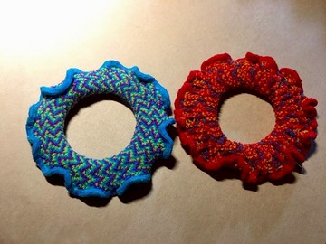 萌芽製品 ＭＯＹＡ髮圈 毛怪愛吃火龍果