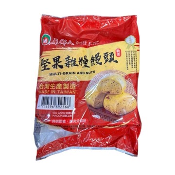 原鄉人堅果雜糧饅頭4入