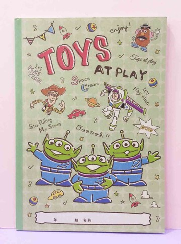 【震撼精品百貨】迪士尼玩具總動員~A4筆記本-綜合*52859