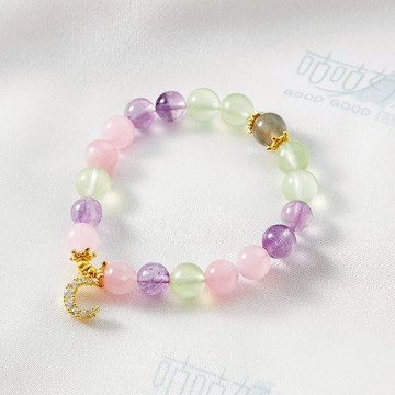 春暖花開晶石手鍊(含開光)貴人運、幫助愛情、提升正緣戀情