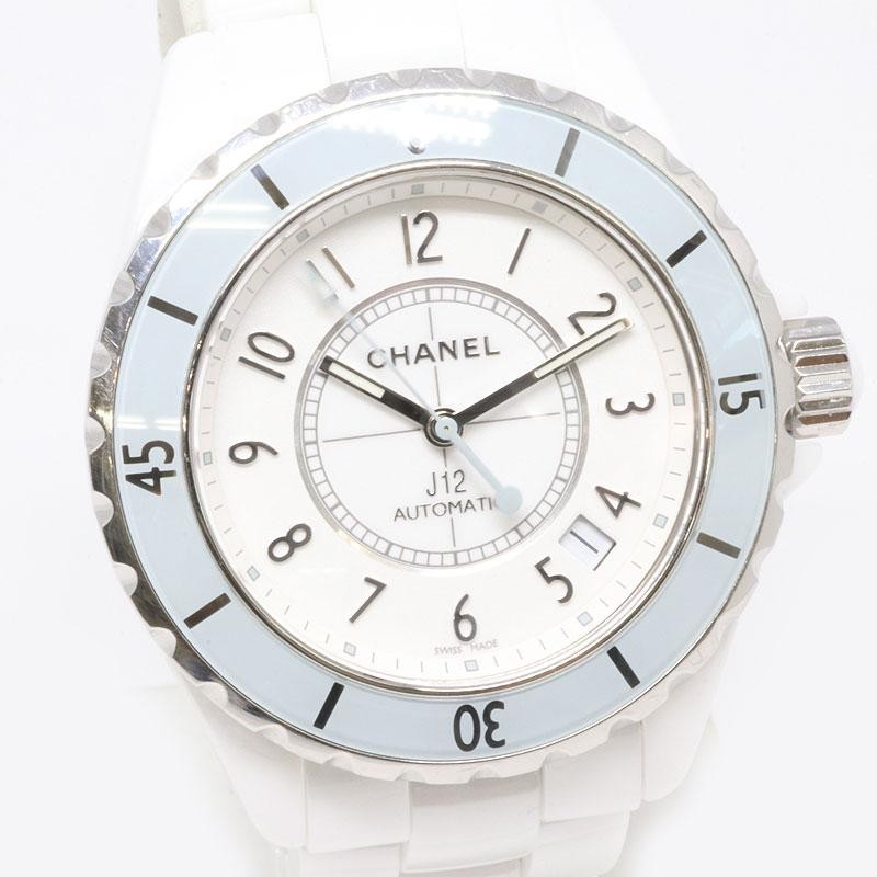 CHANEL シャネル J12 ソフトミント 38mm H4465 メンズ オートマチック 