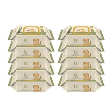 金盞花舒敏潔膚寵物濕紙巾50抽－10入
