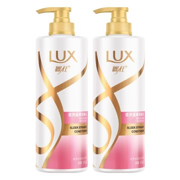 LUX 麗仕 柔亮直順潤髮乳 針對毛燥蓬亂髮  2瓶  650g