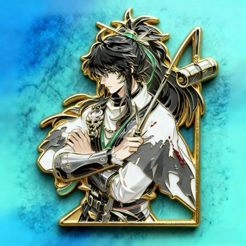 ✨臺灣出貨✨鳴潮周邊仇遠徽章明庭鎮撫司仇九爺金屬胸針不掉色遊戲周邊飾品