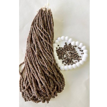 拾悦手作材料/古珠有手工瑕疵隨機出貨/約4～8mm/黑心西亞樓蘭珠/西域樓蘭文化/古珠/串珠編繩/DIY半成品/現貨出貨