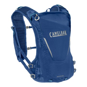 【墾趣】CAMELBAK 男款 Zephyr Pro12 極限越野水袋背心(附0.5L軟水瓶2個) 銀河藍
