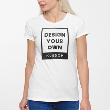 【客製化禮物】女版棉質圓領T恤 衣服│女裝上衣/T恤/服飾/素T