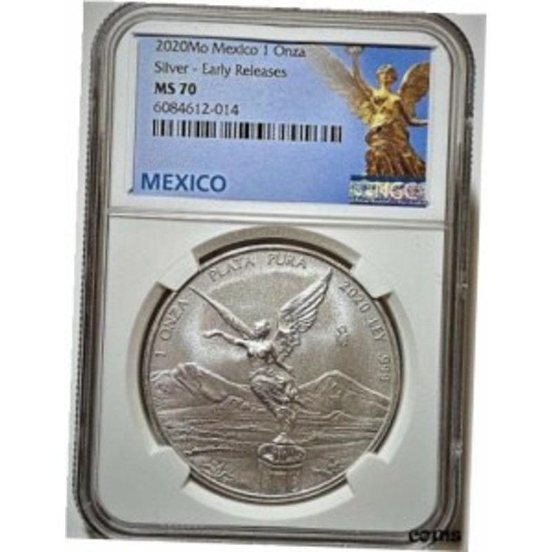 アンティークコイン NGC PCGS oz. Mexican Silver Libertad Coin MS70