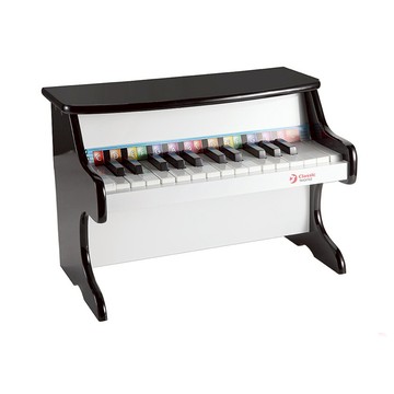 【德國 classic world 客來喜經典木玩】黑色木製鋼琴