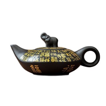 原礦大象變色大紅袍鳳鳴壺發財壺宜興紫砂壺深井老紫泥出水鳥叫壺