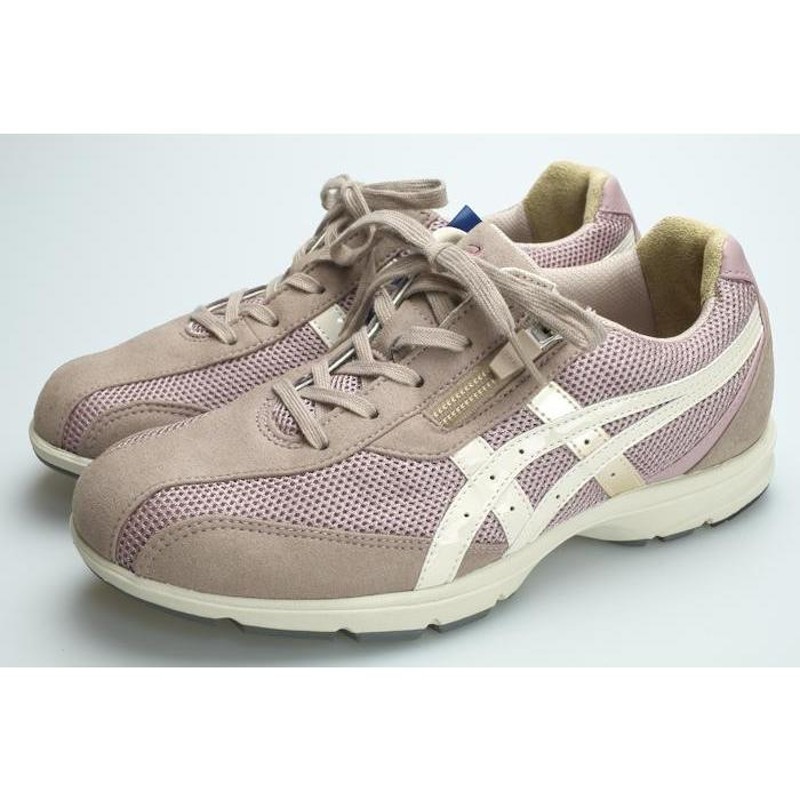 ウォーキングシューズ アシックス ジッパー ピンク asics レディース