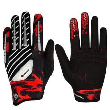 戶外運動騎行手套萊卡 加厚柔軟保暖御寒 透氣排濕防滑耐磨