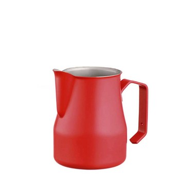 咖啡拉花︱奶泡 義大利MOTTA 專業拉花杯 350ml 紅色(HC7092)