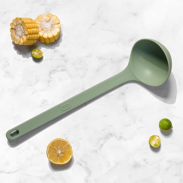 OTB｜鉑金矽膠湯勺-荷青綠